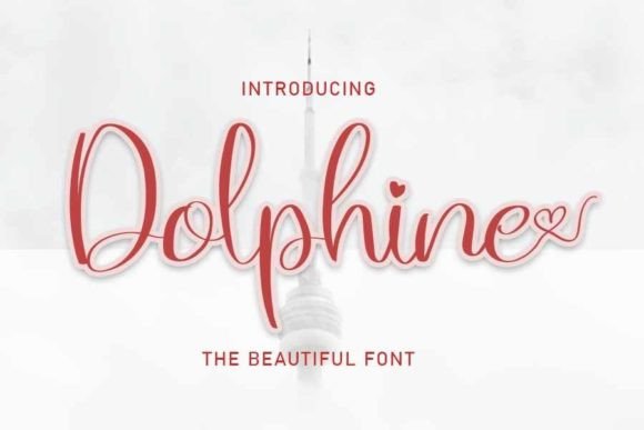 Dolphine Font: A Handwritten Elegance for Modern Design