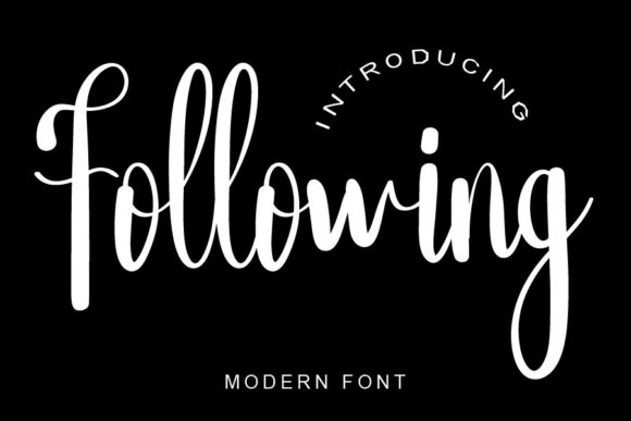 Following This Font: A Fresh and Beautiful Design Asset for Modern Creatives