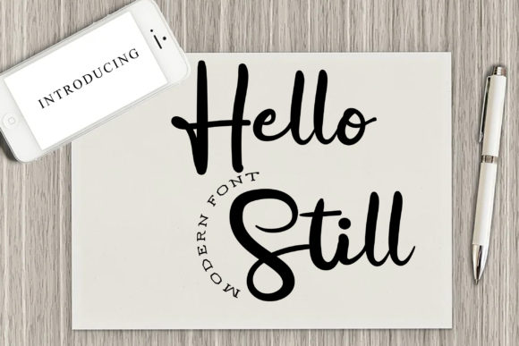 Hello Still: A Simple, Unique Font for Modern Design Needs
