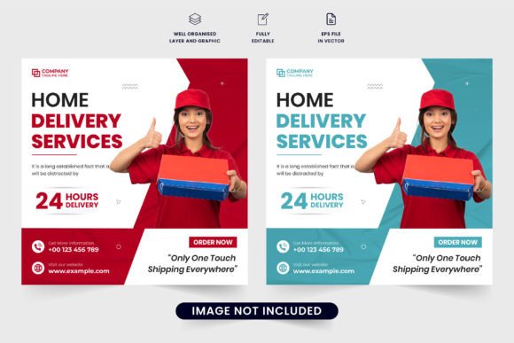 Home Delivery Business Template Vector: A Modern Tool for Creative and Professional Success
