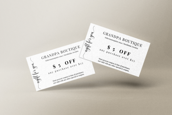 Printable Business Coupon Canva Template: A Simple and Efficient Solution for Entrepreneurs and Small Businesses