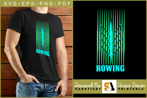 Rowing Vintage Graphic Sublimation Retro: A Timeless Design for Modern Creativity