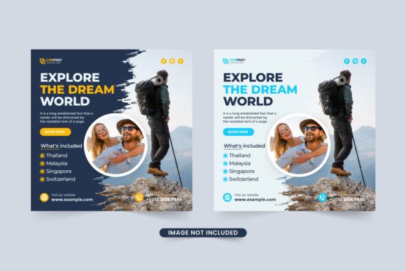 Travel Business Ad Template Vector: A Versatile Tool for Effective Marketing